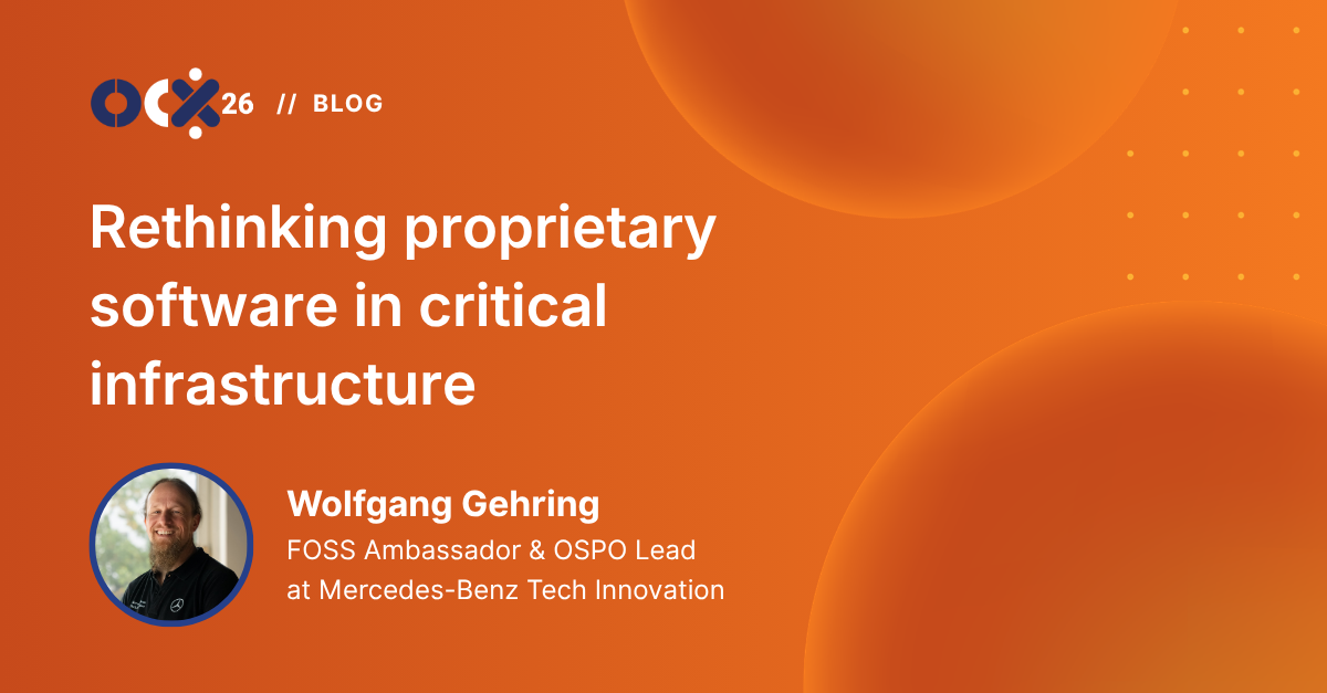 Rethinking proprietary software in critical infrastructure