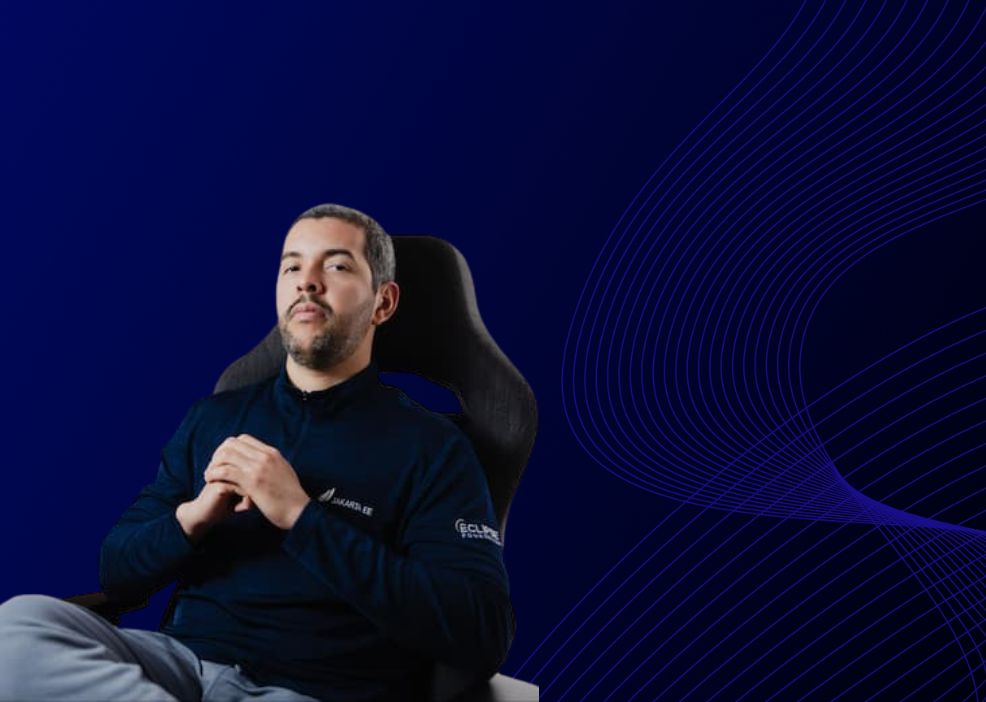 Otavio sitting in chair