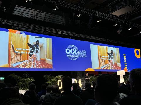 Sarah Novotny on the OCX stage