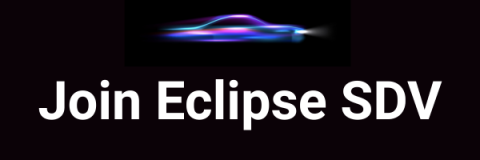 a button showing a car and the text "Join Eclipse SDV"